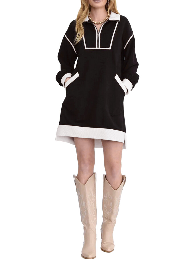 women-long-sleeve-half-zipper-patchwork-sweatshirt-tunic-short-dress-Black-2.jpg