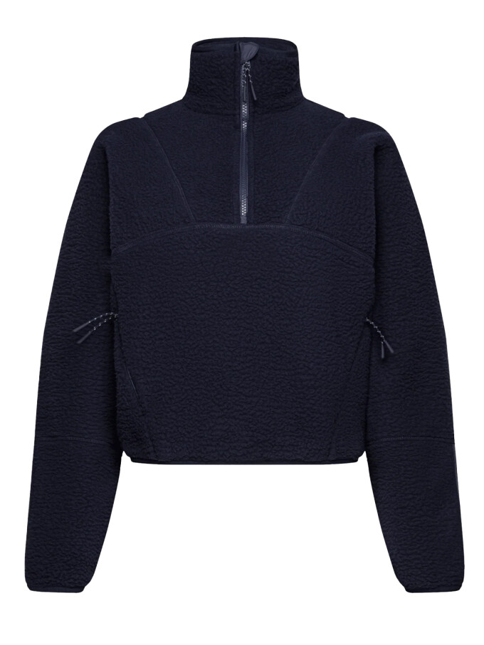 women-stand-collar-half-zip-fleece-jacket-Navy-Blue-1.jpg