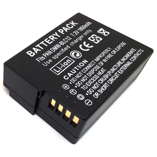 Battery For DMW-BLC12 Panasonic Lumix DMC-G8 DMC-G70 DMC-G80 DMC