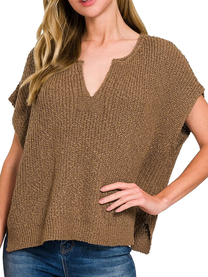 cap-sleeve-knit-top-Coffee-1.jpg