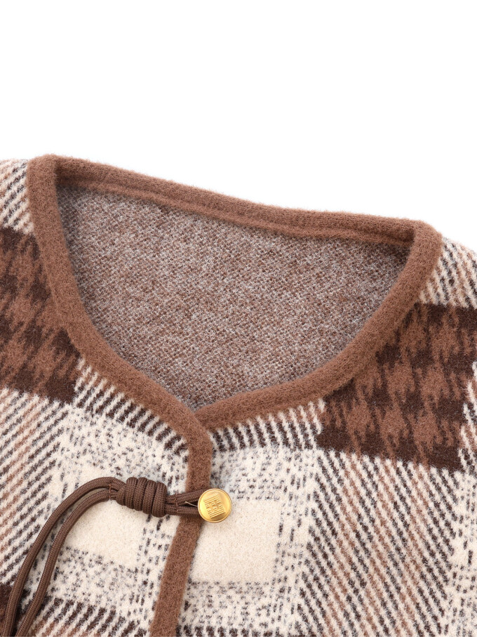 vintage-plaid-cardigan-sweater-Brown-2.jpg