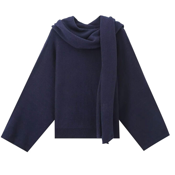 pullover-sweater-with-scarf-Navy-1.jpg