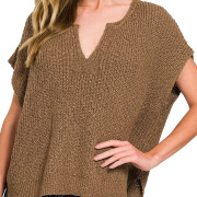 cap-sleeve-knit-top-for-women