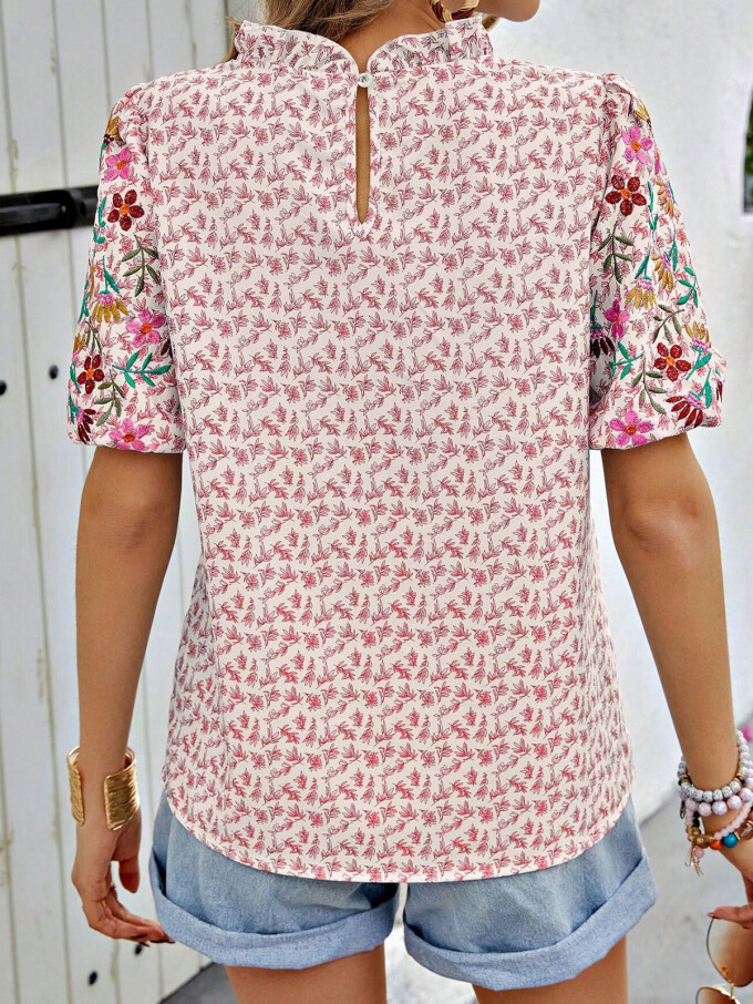 floral-short-sleeve-blouse-Pink-2.jpg