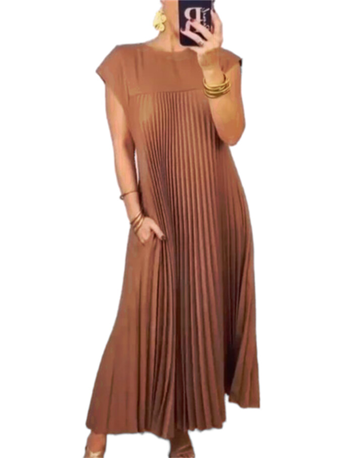 flowy-pleated-maxi-dress-Coffee-1.jpg