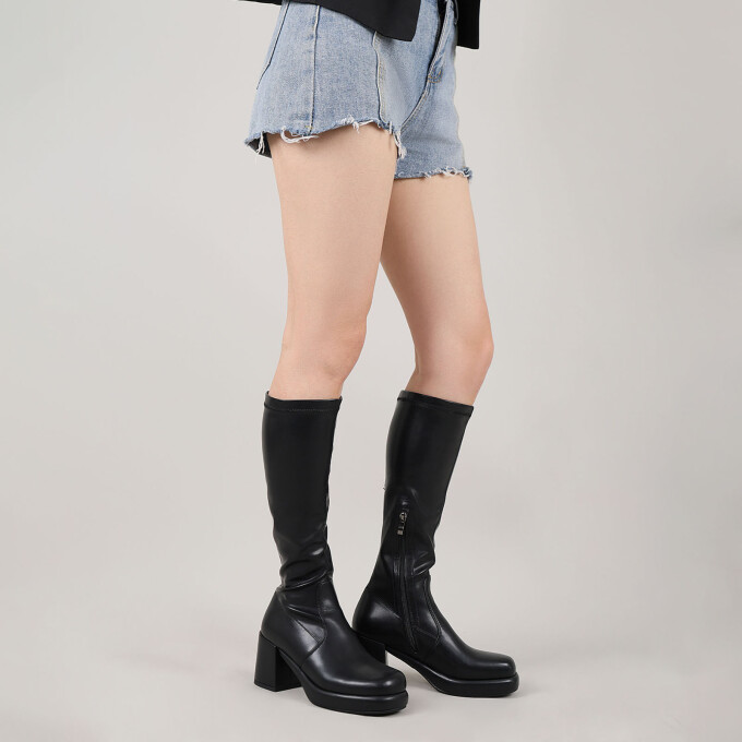 Women-Knee-High-Boots-Wide-Calf-Comfortable-Platform-Chunky-Heel-Elastic-Sock-Stretch-Boots7.jpg